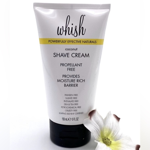 NEW UNOPENED Whish Nourishing Shave Coconut Cream ~ SEALED ~ Natural - Picture 4 of 12